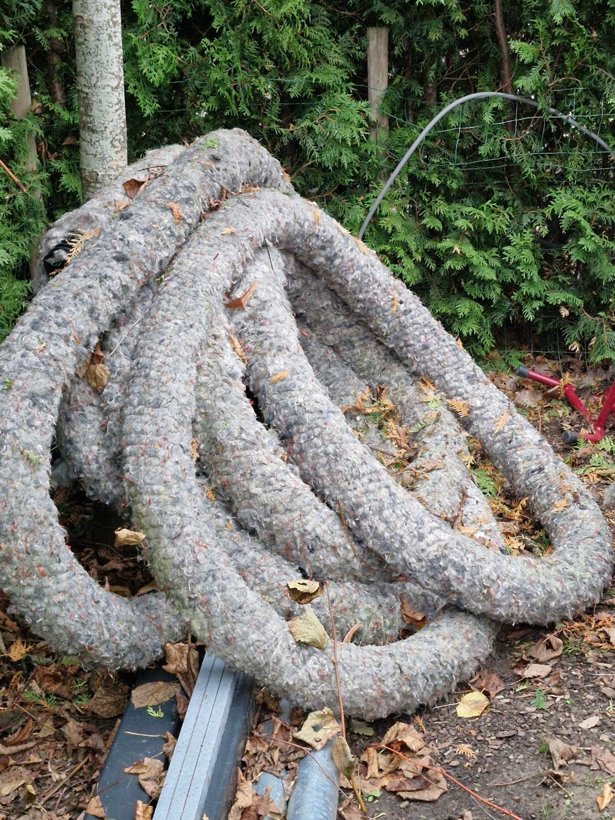 Drainagebuis kunststof 100mm, ca. 20 meter, Ophalen, Afvoer, Gebruikt, Pvc