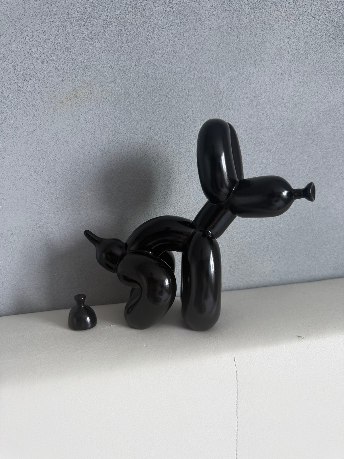 Balloon Dog – Zwart | Nieuw in doos | 22 cm !!, Kunststof, Ophalen of Verzenden, Beeld, Modern