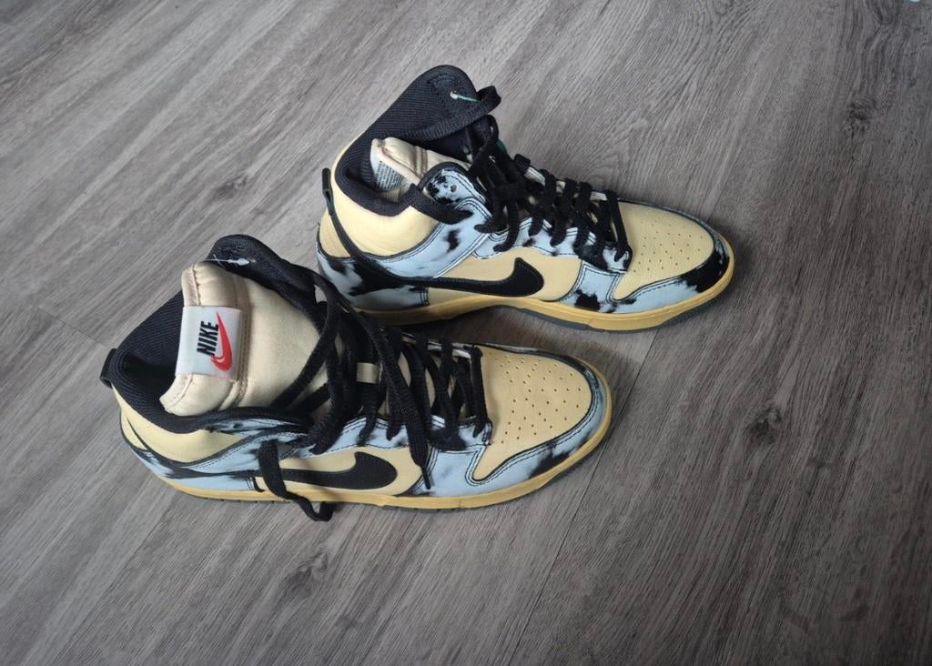 Nike Dunk High 1985 Black Acid Wash - Maat 44, Ophalen of Verzenden, Nieuw, Overige kleuren