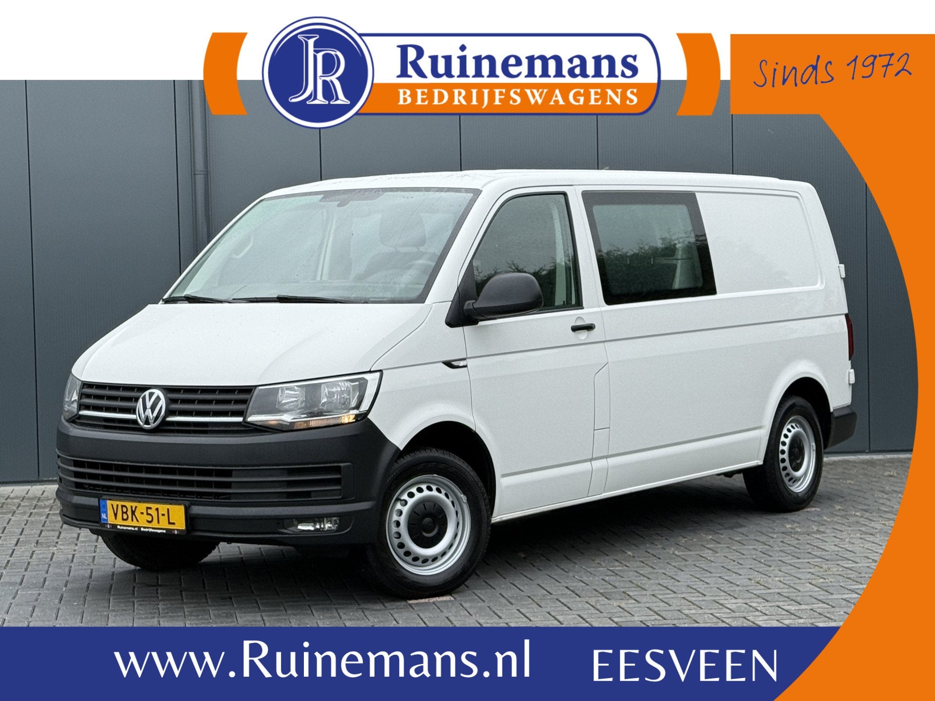 Volkswagen Transporter 2.0 TDI / L2H1 / DUBBELE CABINE / TRE, Voorwielaandrijving, Gebruikt, Euro 6, 4 cilinders