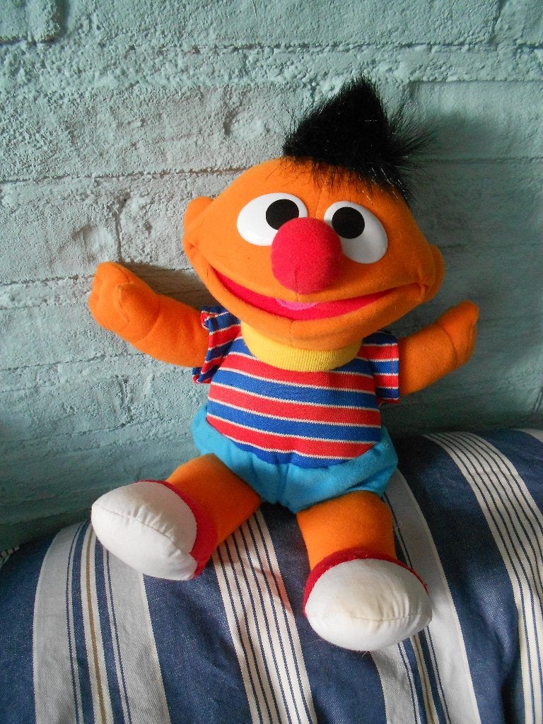 knuffel Ernie That tickels, Ophalen, Gebruikt