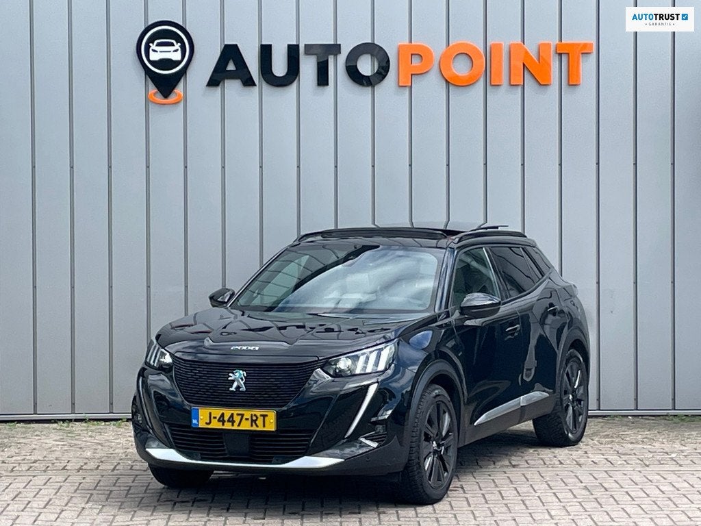 Peugeot E-2008 EV GT 50 kWh ORG NL SOH89% 1e EIG DEALEROND|P, Auto's, Peugeot, Zwart, Alcantara, Zwart, Origineel Nederlands
