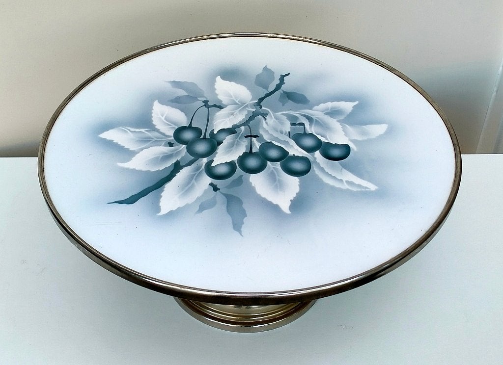 Antieke Jugendstil Taart Gebak Muffin Schaal / Plateau, Ophalen of Verzenden