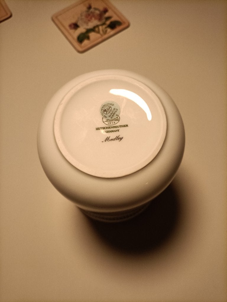 Mooie sierpot met deksel merk Hutschenreuter, Ophalen