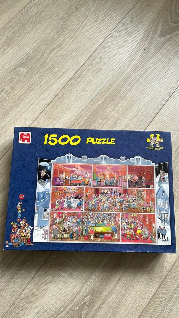 Jan van Haasteren puzzel  grand cafe, Ophalen, 500 t/m 1500 stukjes, Zo goed als nieuw