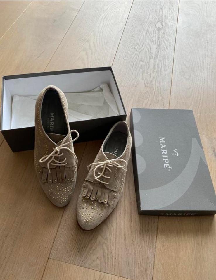 Maripe 39 nieuwstaat, Kleding | Dames, Schoenen, Schoenen met lage hakken, Beige, Ophalen of Verzenden, Zo goed als nieuw