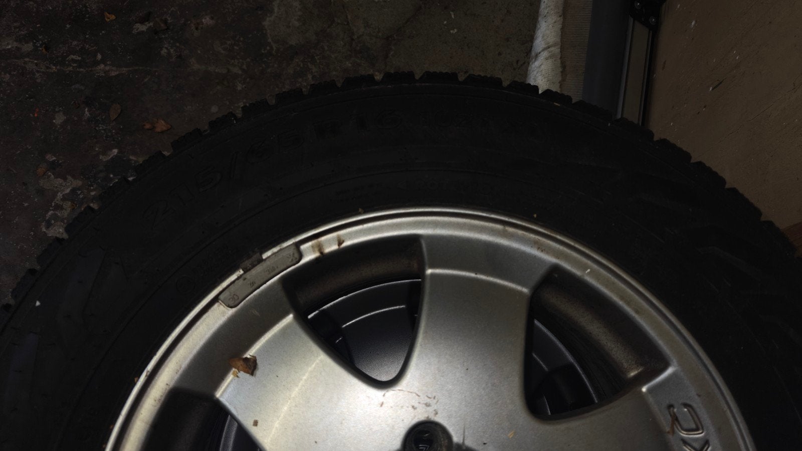 Set van 4 Spijkerbanden met velgen - 16 inch, 16 inch, Banden en Velgen, Personenwagen, Gebruikt
