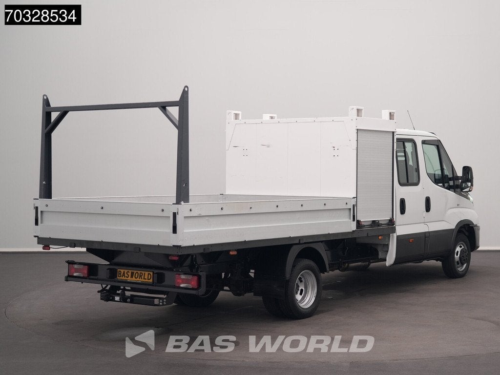 Iveco Daily 50C18 3.0L Automaat Open Laadbak met Kist Dubbel, Automaat, LED verlichting, Gebruikt, Euro 6