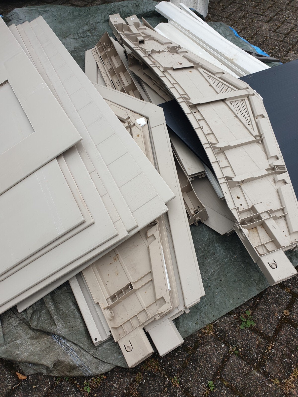 Onderdelen keter tuinhuis, Tuin en Terras, Tuinhuizen, Minder dan 250 cm, Kunststof, Gebruikt, Ophalen of Verzenden