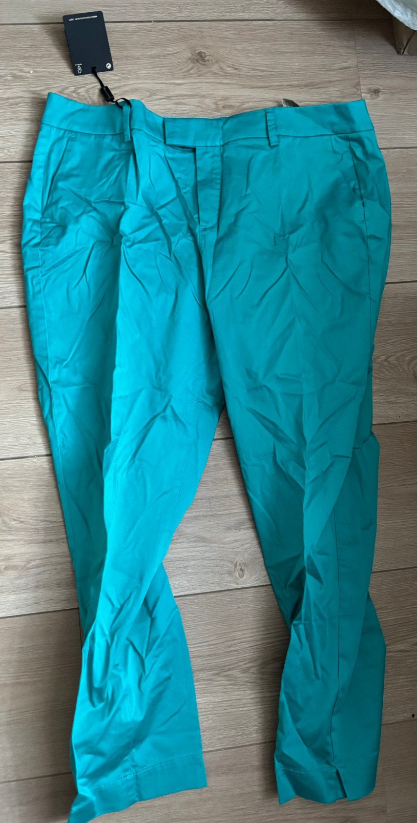Massimo Dutti cropped summer trouzers., Blauw, Maat 42/44 (L), Nieuw, Ophalen of Verzenden