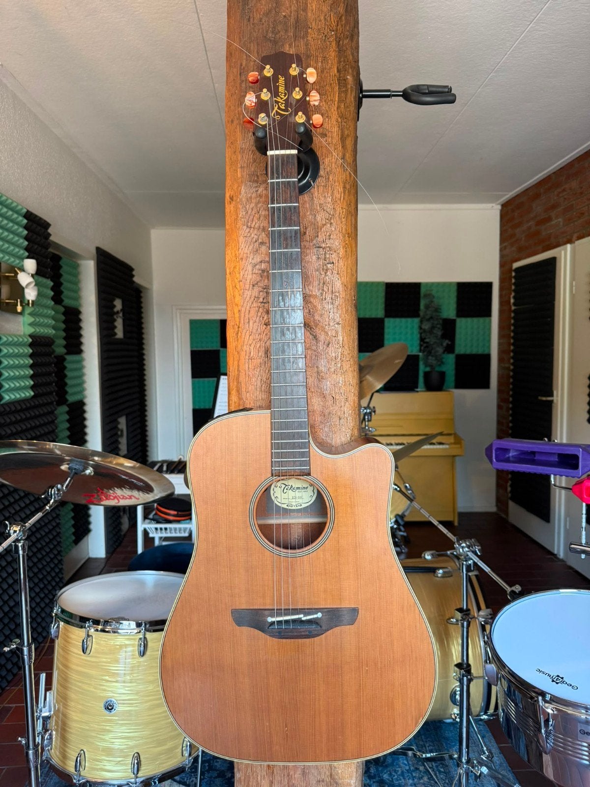 Takamine EN-10C Westerngitaar met element, Ophalen of Verzenden, Gebruikt