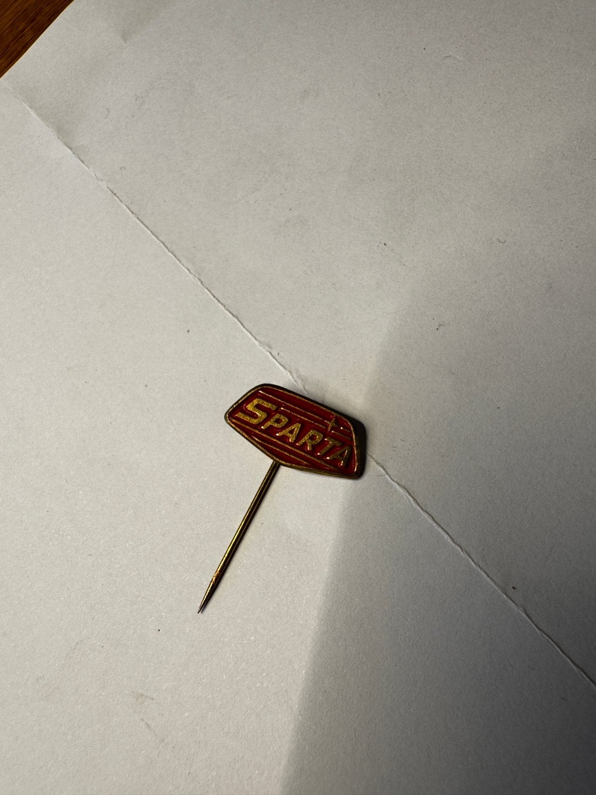 Sparta pin, Ophalen of Verzenden, Gebruikt, Merk