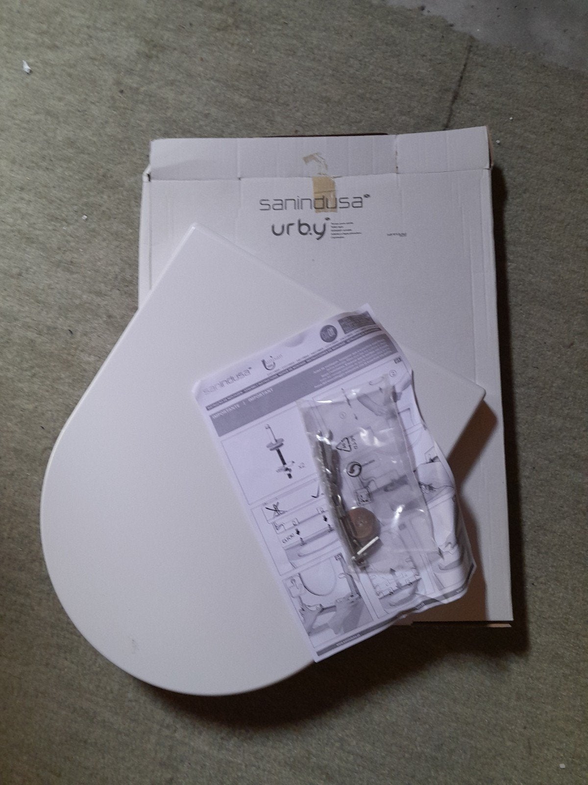 Toiletbril NIEUW, merk Sanindusa, Ophalen, Nieuw, Toilet