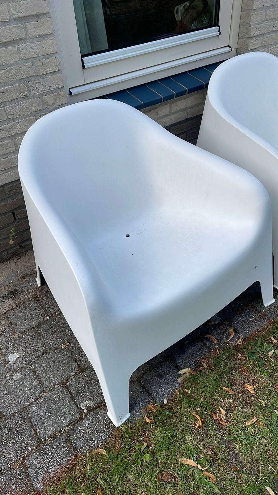 IKEA Skarpo stoelen 2 stuks / vaste prijs, Tuin en Terras, Tuinstoelen, Ophalen of Verzenden, Zo goed als nieuw, Kunststof