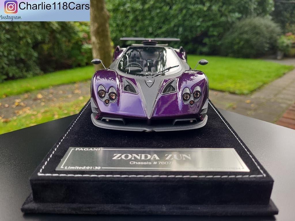 01/30 Henson & Heaven HH 1/18 Pagani Zonda Zun Roadster, Hobby en Vrije tijd, Modelauto's | 1:18, Ophalen of Verzenden, Nieuw