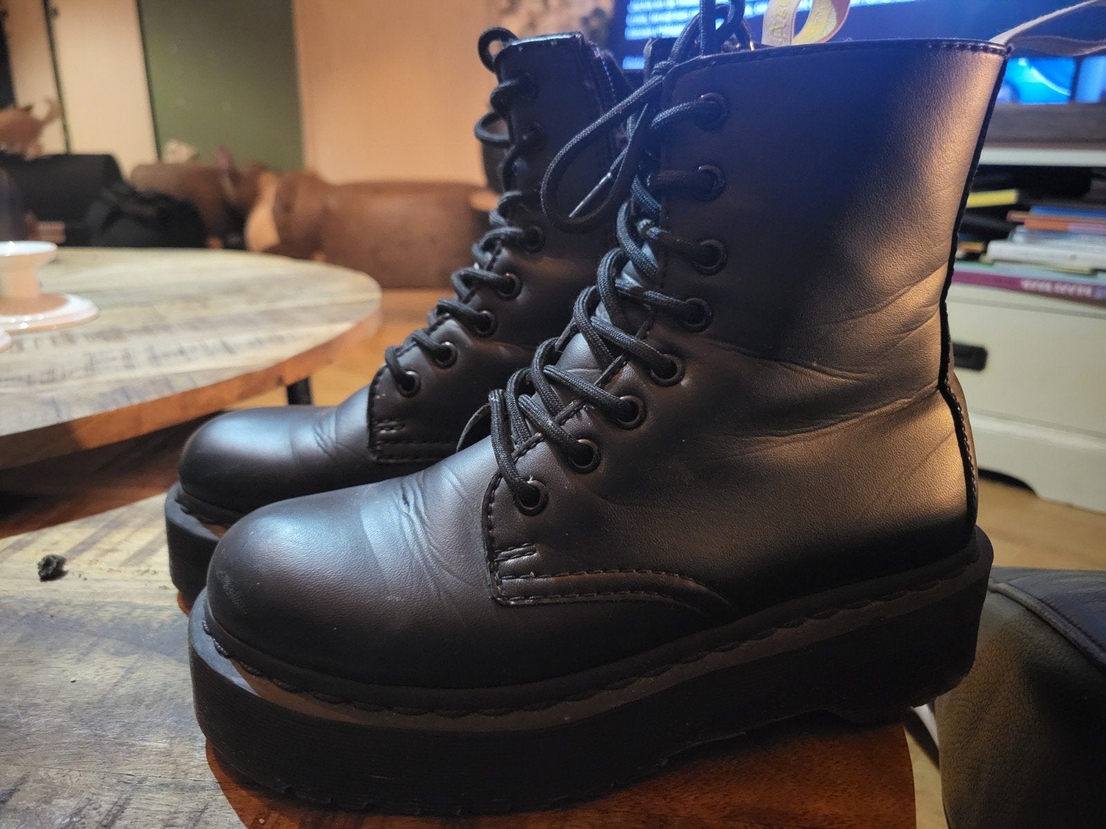 Dr. Martens Vegan Jadon II Mono Laarzen - Zwart maat 38, Kleding | Dames, Schoenen, Ophalen of Verzenden