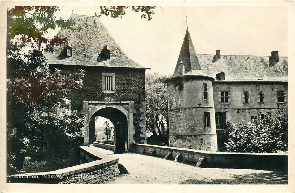 388-501-043 Klimmen Kasteel Rivieren, Verzamelen, Ansichtkaarten | Nederland, Verzenden, Voor 1920, Limburg