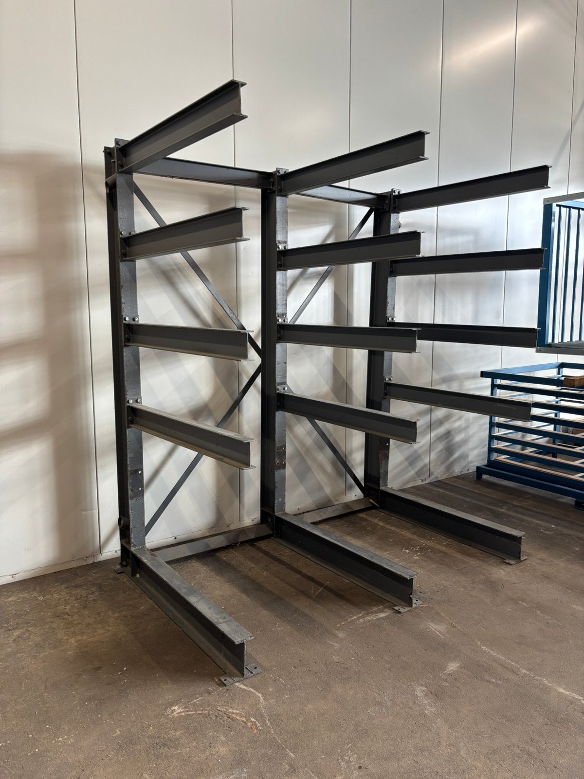 Platenstelling / platenrek / draagarmstelling / stelling, Ophalen, Gebruikt, ., .