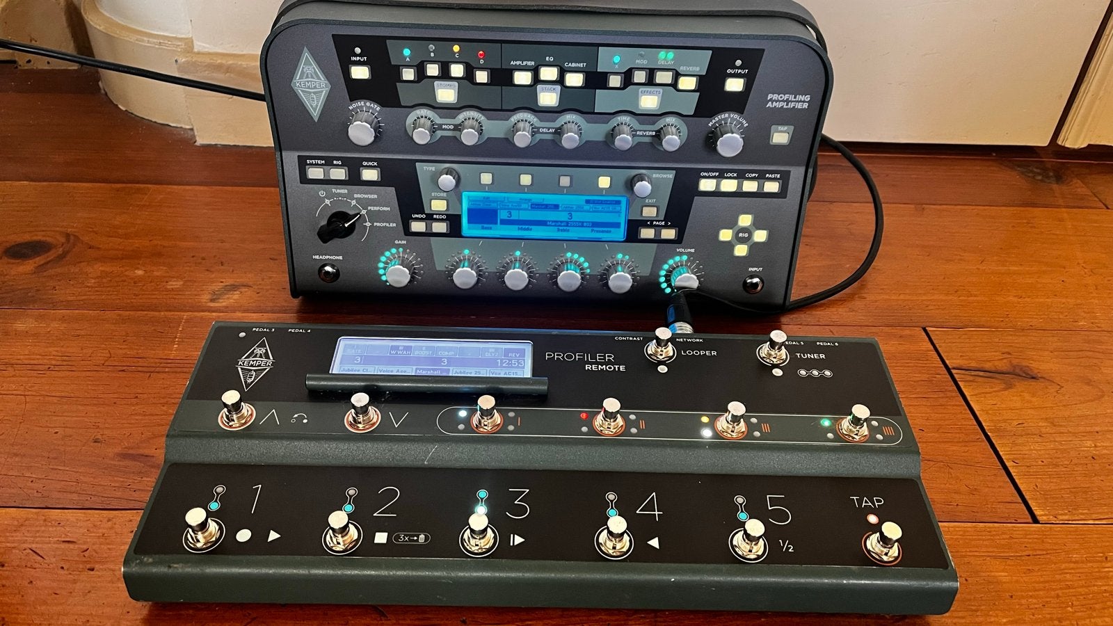Kemper Profiler PowerHead + Remote + tas, Muziek en Instrumenten, Ophalen, Zo goed als nieuw, Gitaar, 100 watt of meer
