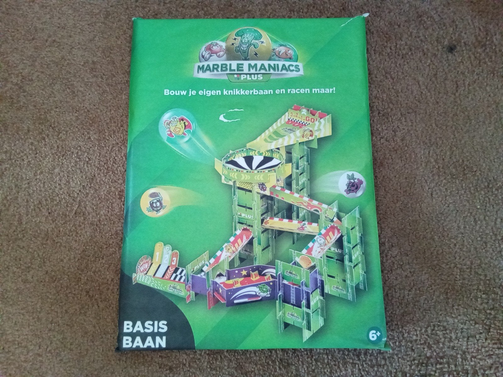 Knikkerbaan Marbles Maniac Plus supermarkt, Verzamelen, Supermarktacties, Plus, Ophalen of Verzenden