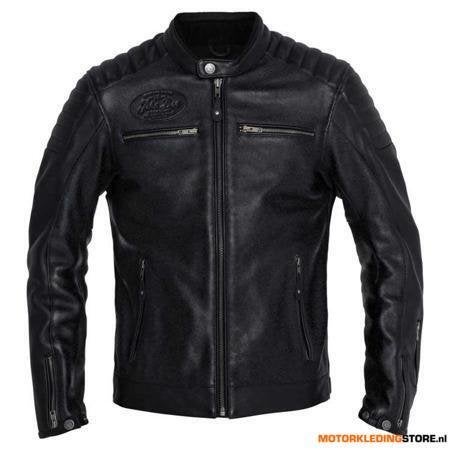 John Doe Leather Jacket Dexter Black, Zwart, Motoren, Kleding | Motorkleding, Ophalen of Verzenden, Nieuw met kaartje