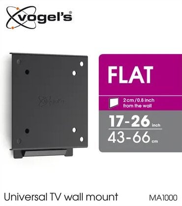 Vogel's wand TV steun flat MA 1000, Audio, Tv en Foto, Gebruikt, Info@vogels.com, Vogels, Ophalen of Verzenden
