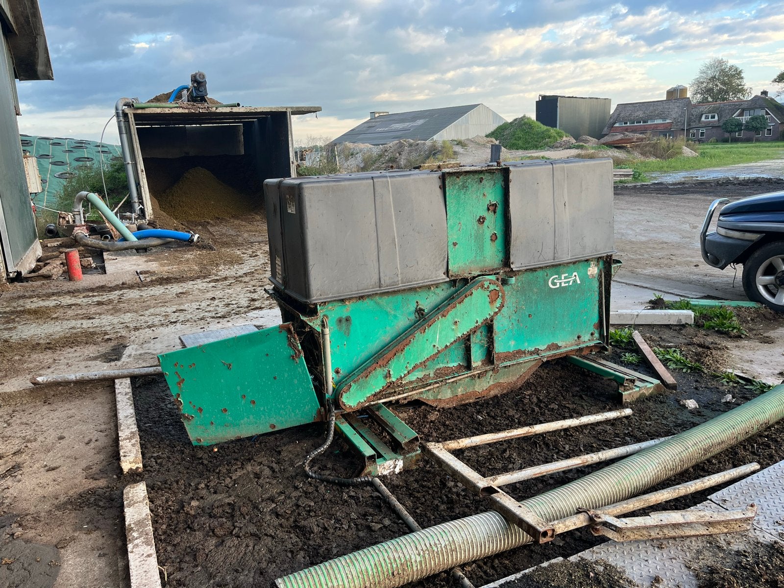 2x Mestschuif GEA 170 meter, Dieren en Toebehoren, Stalling