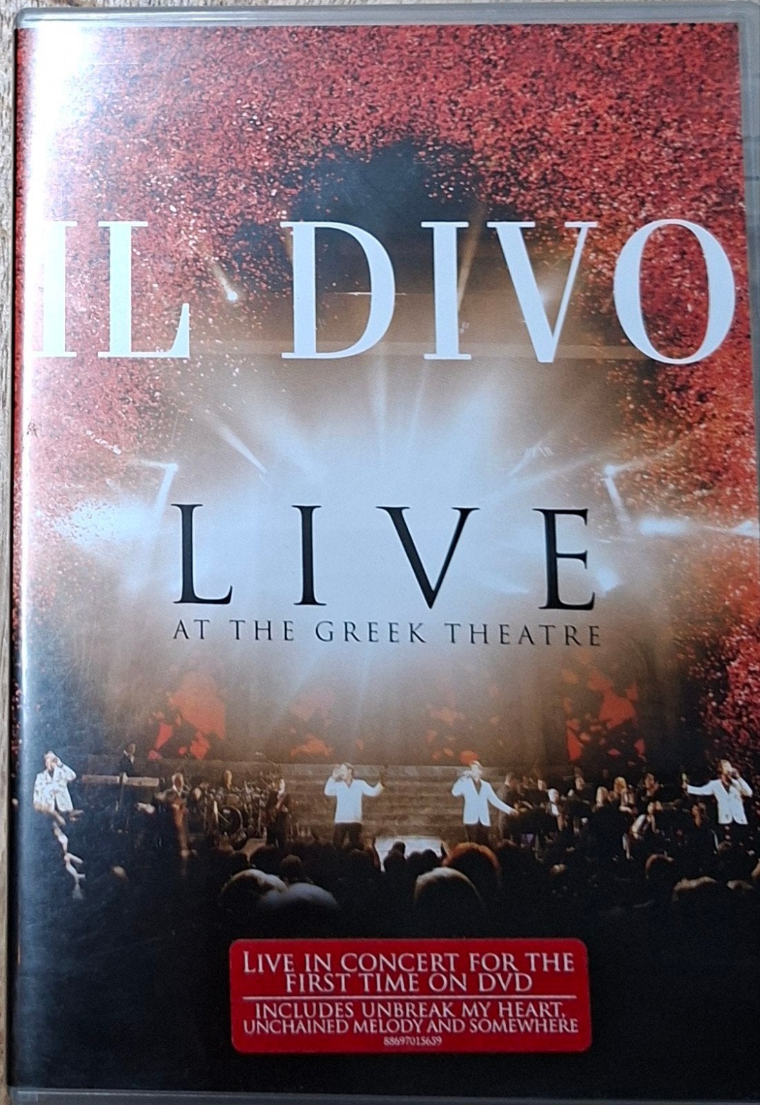 Il Divo Live at The Greek Theatre DVD, Gebruikt, Alle leeftijden, Inclusief doosje, Ophalen of Verzenden