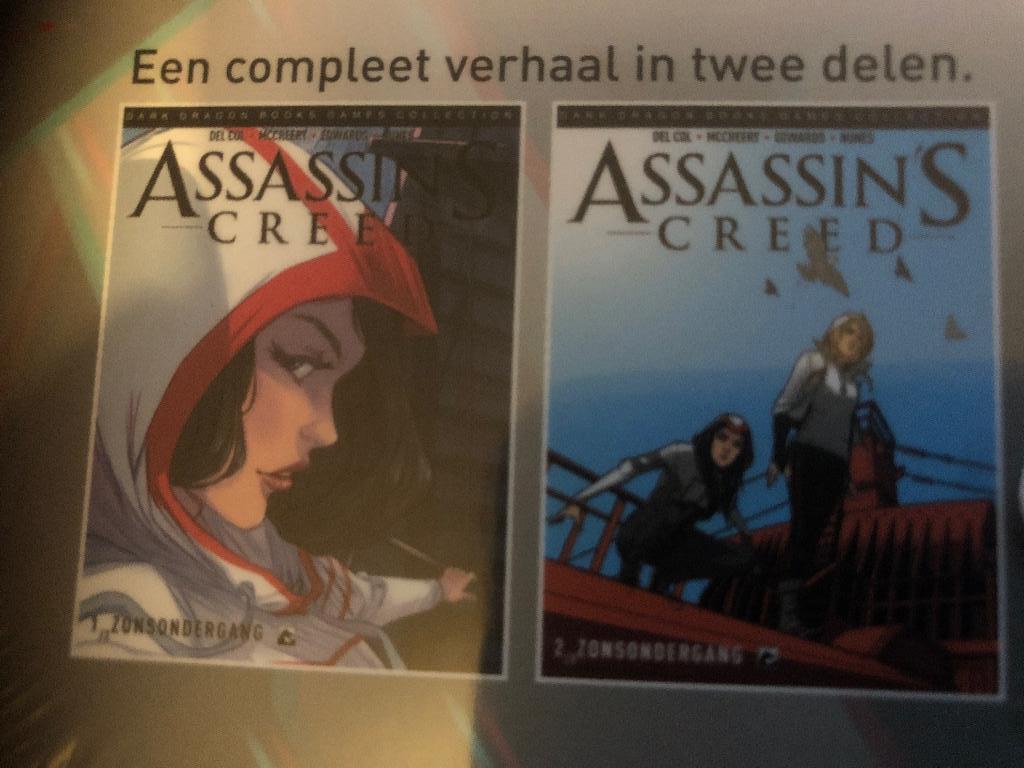 zonsondergang 2x assassins creed k2, Meerdere stripboeken, Ophalen of Verzenden, Zo goed als nieuw