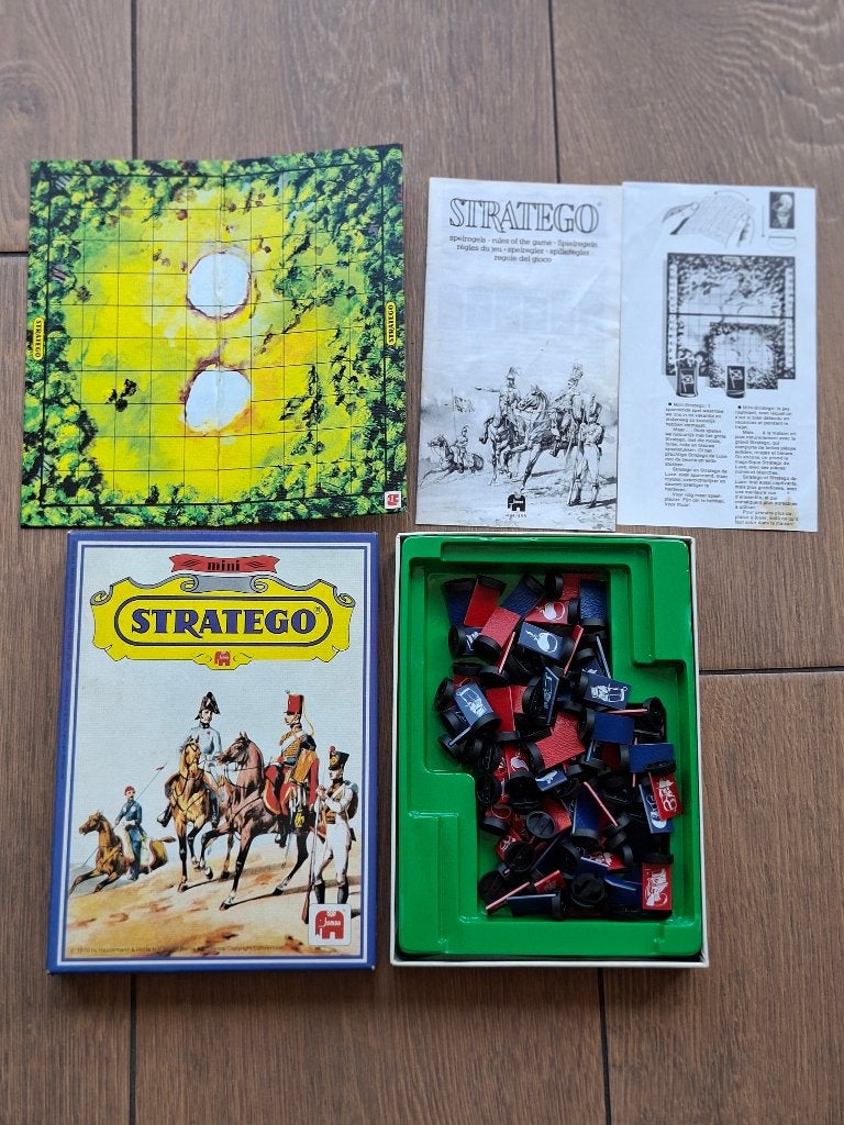 spel Mini stratego.Vintage. 1978.Jumbo. Compleet. Spelregels, Jumbo, Een of twee spelers, Ophalen of Verzenden, Zo goed als nieuw