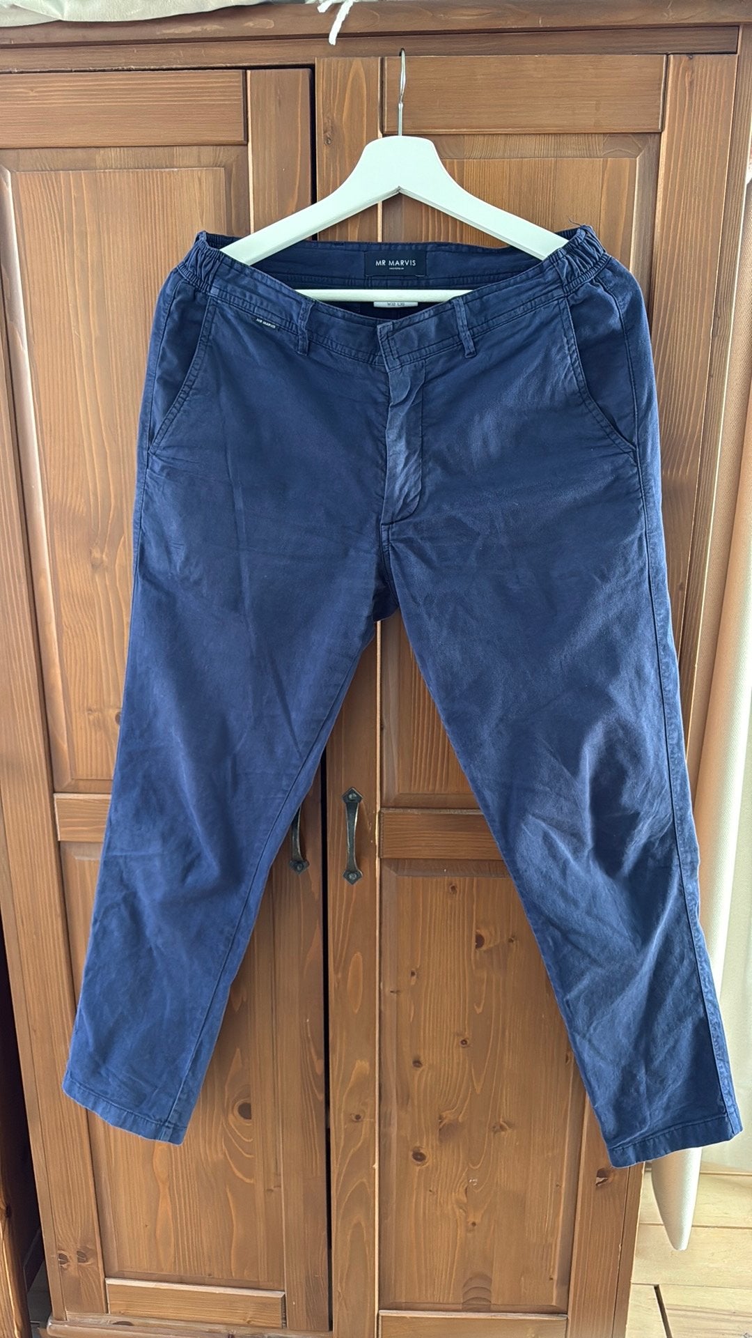MR MARVIS broek 32/30 blauw, Ophalen of Verzenden, Zo goed als nieuw, Overige maten, Blauw
