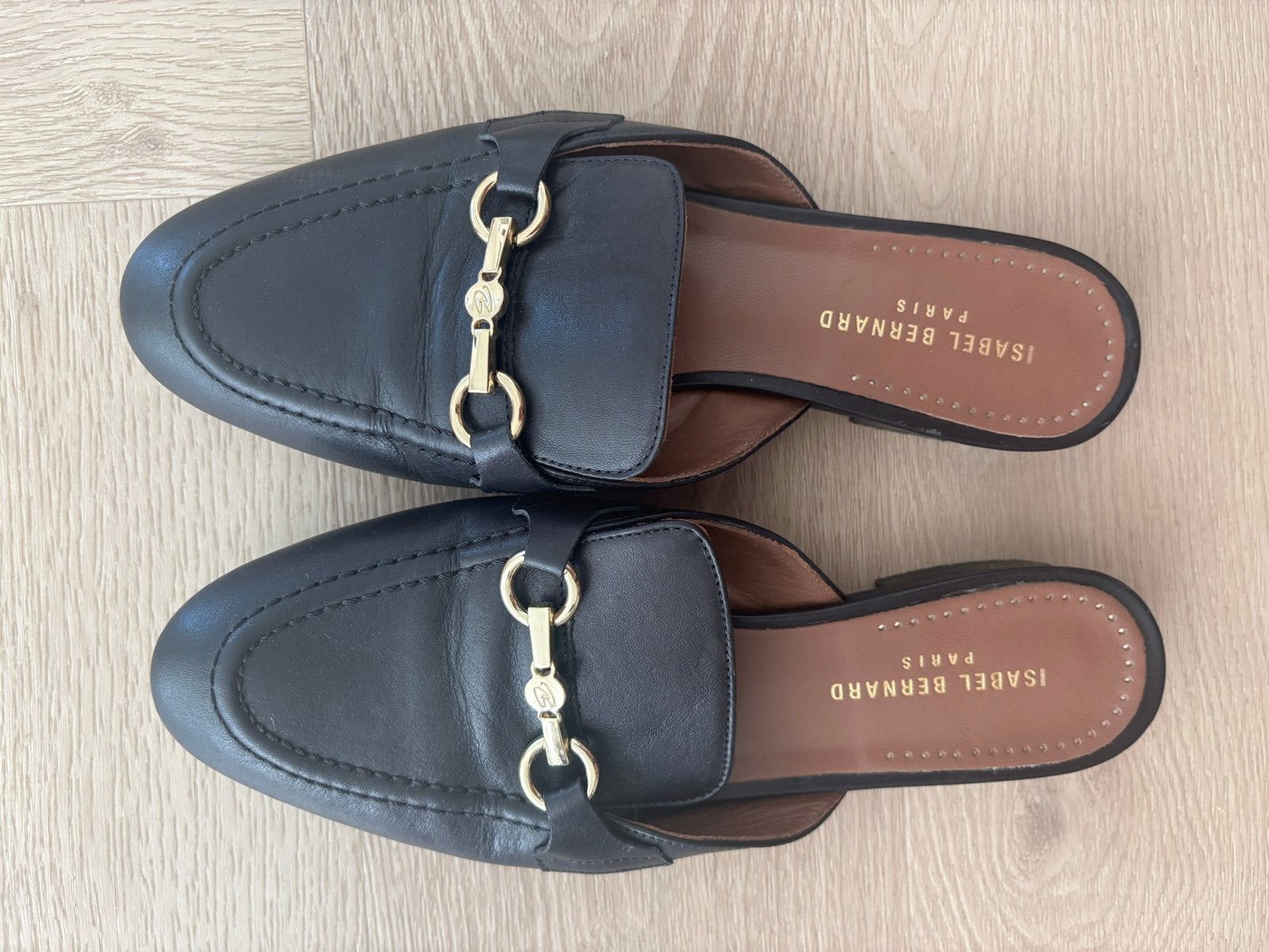 Isabel Bernard Paris Loafers - Maat 38, Ophalen of Verzenden, Zo goed als nieuw, Zwart, Instappers