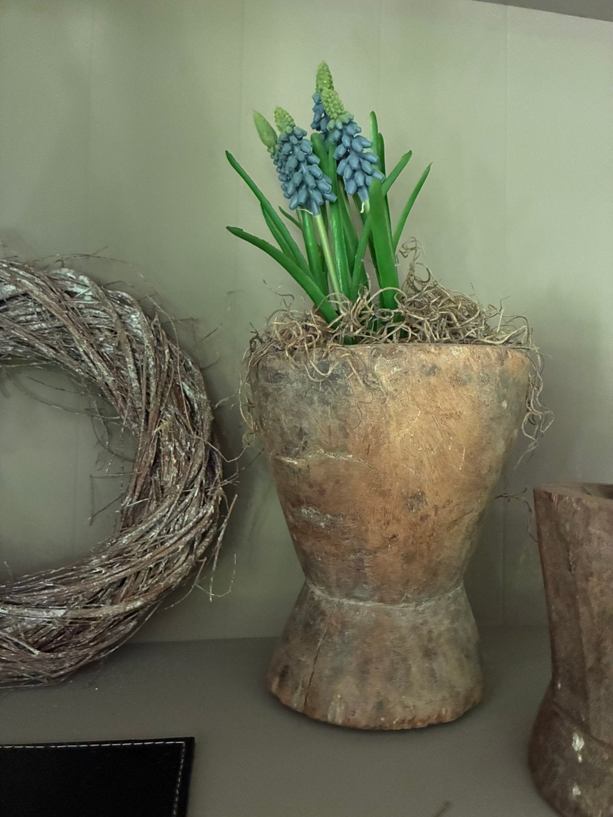 Vijzei incl kunst blauwe druifjes, Ophalen of Verzenden, Zo goed als nieuw