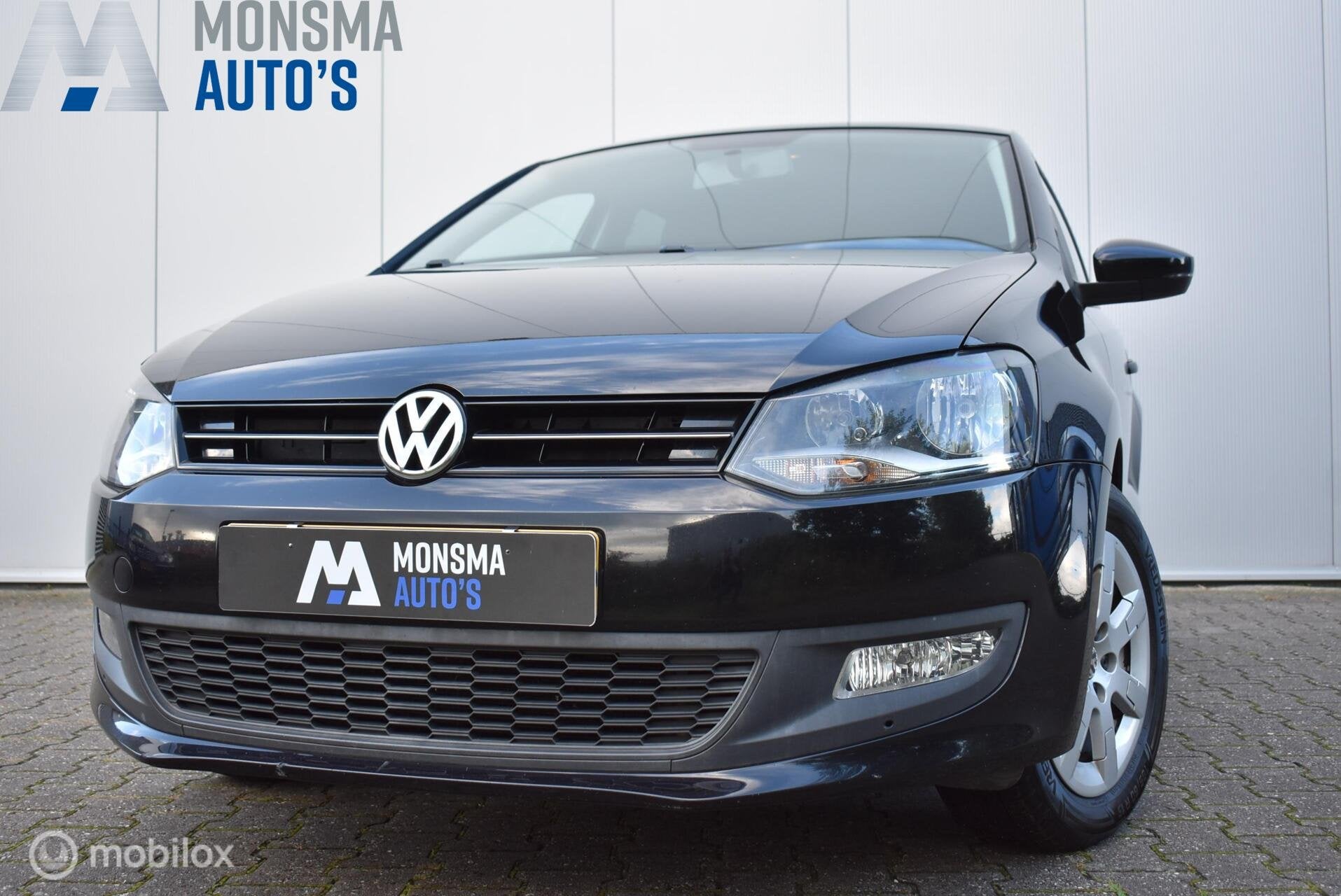 VW Polo 1.4-16V Comfortline 5-Drs Airco Cruise CarPlay LMV *, Voorwielaandrijving, Zwart, 4 cilinders, Zwart
