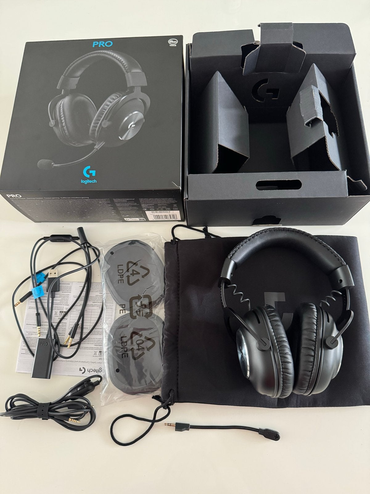 Logitech G PRO X Gaming Headset (Zo goed als nieuw), Overige merken, Surround, Ophalen of Verzenden, Zo goed als nieuw