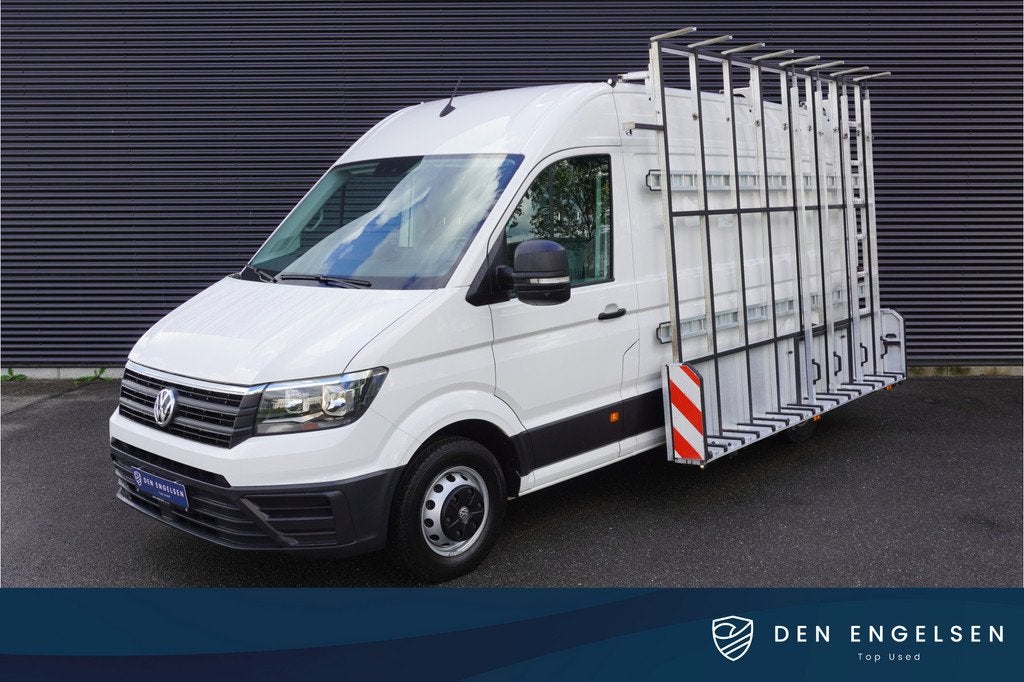 Volkswagen Crafter Dubbellucht 3500kg L3H3 L2H2 Glasresteel, Auto's, Achterwielaandrijving, Gebruikt, Start-stop-systeem, 4 cilinders