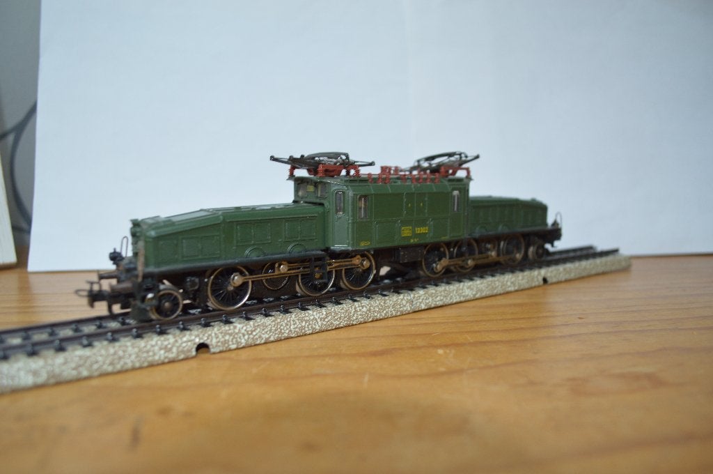 Märklin 3056 : mooie SBB krokodil in originele doos, Wisselstroom, Gebruikt, Locomotief, Ophalen of Verzenden