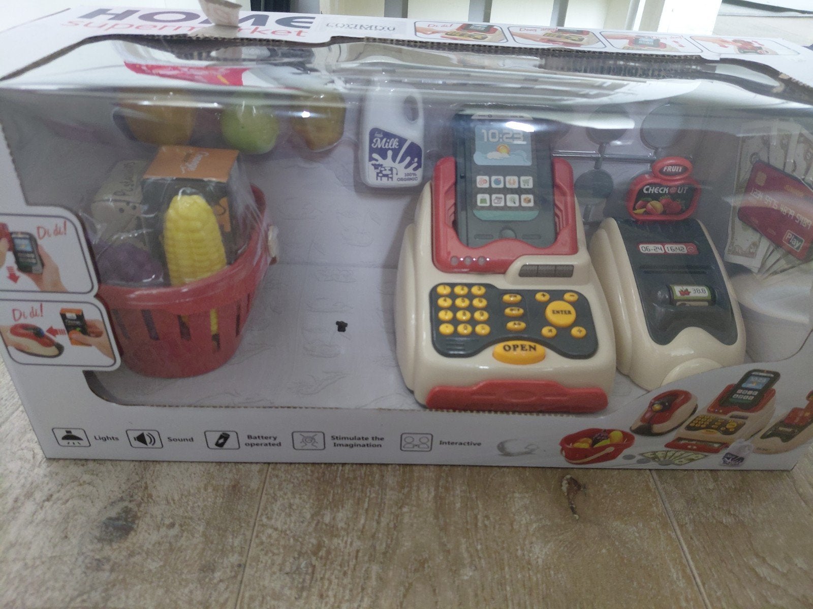 Speelgoed Kassa Set - Home Supermarket, Ophalen of Verzenden, Nieuw, Jongen of Meisje