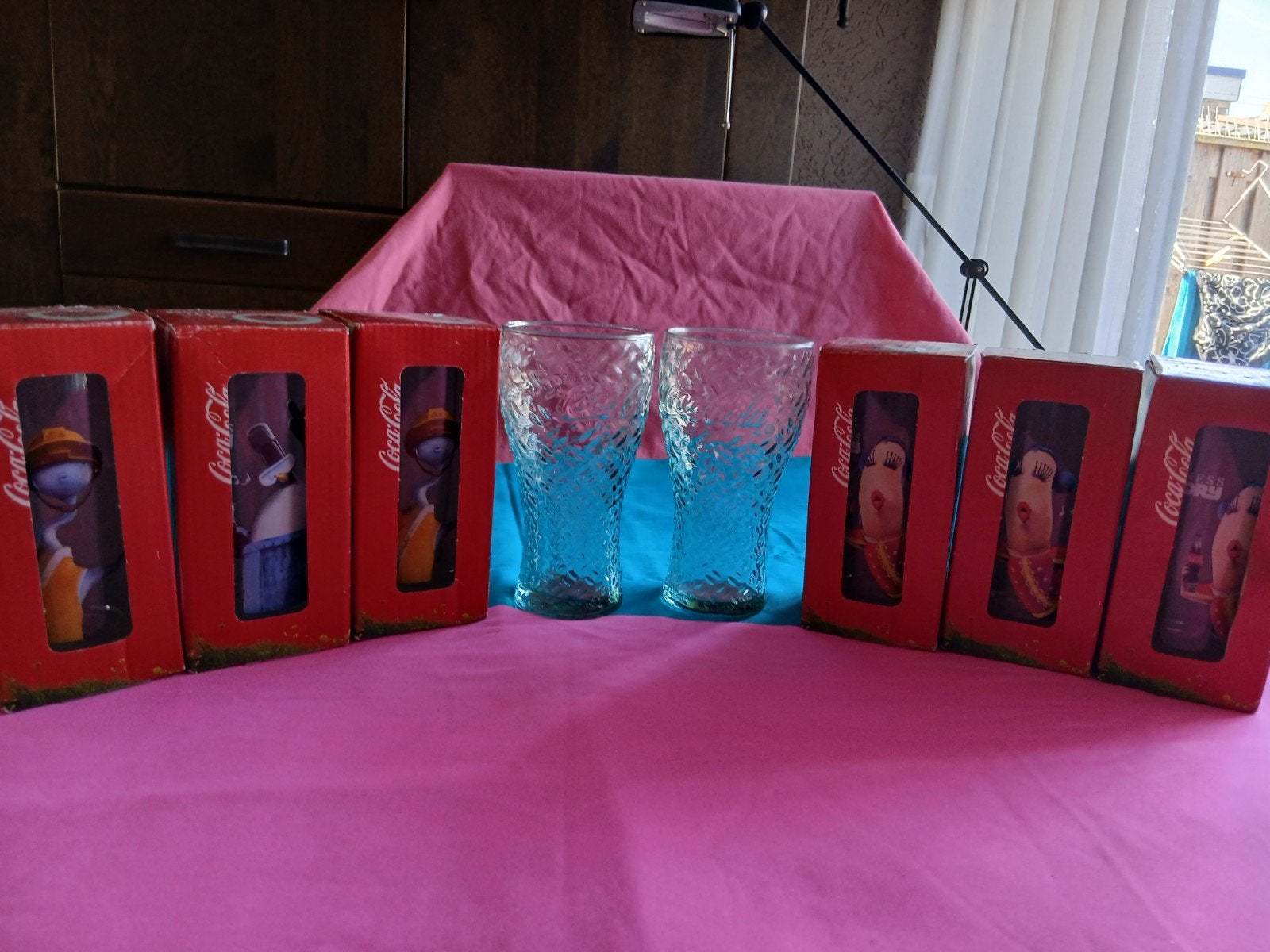 Coca-Cola  glazen vintage, Verzamelen, Glas en Borrelglaasjes, Ophalen of Verzenden, Zo goed als nieuw, Frisdrankglas
