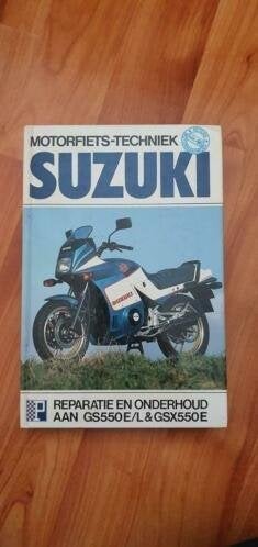 werkplaatshandboek SUZUKI GS550 en GSX550; 17,95 euro, Ophalen of Verzenden, Suzuki