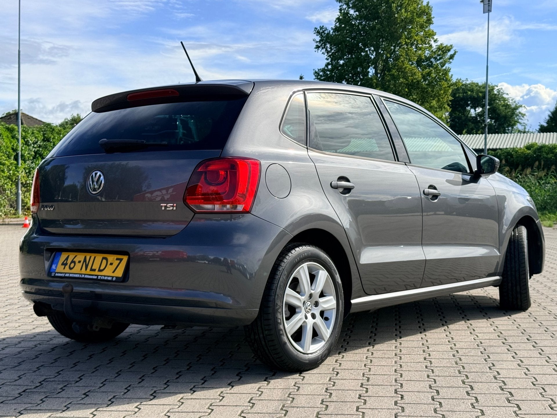 Volkswagen Polo 1.2 TSI Highline, Voorwielaandrijving, Euro 5, Stof, Zwart