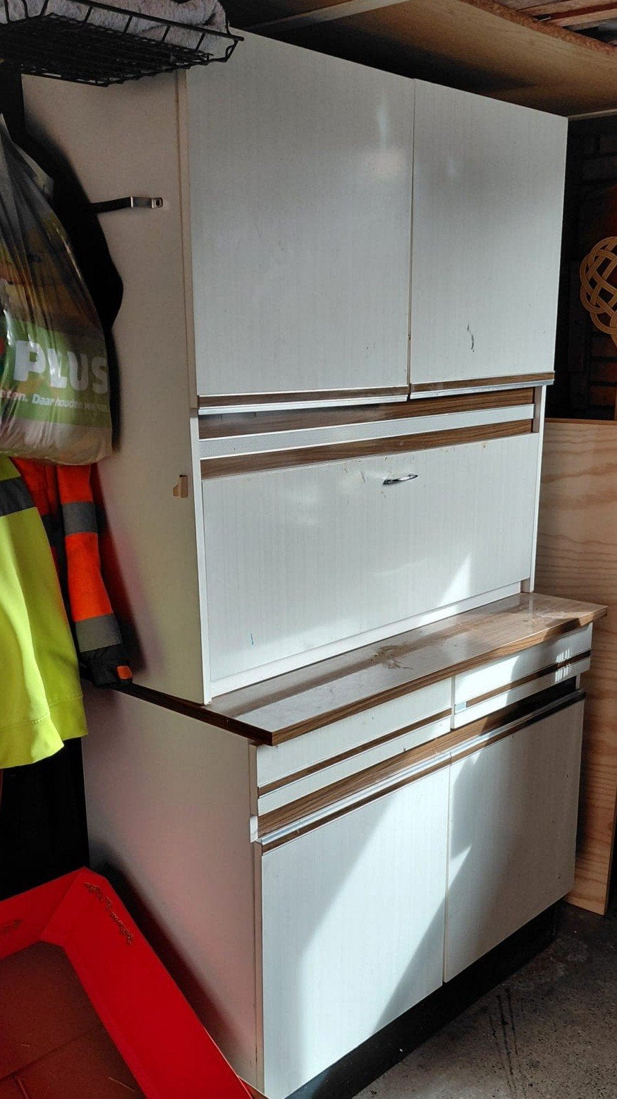 Buffetkast vintage jaren zeventig, Huis en Inrichting, Kasten | Buffetkasten, Ophalen, Gebruikt, 50 tot 100 cm, 150 tot 200 cm