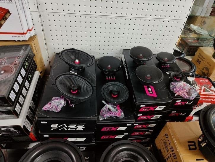 BASSFACE speakers compo/coax 2in1, Niet ingevuld, Niet ingevuld, Nieuw, Ophalen of Verzenden