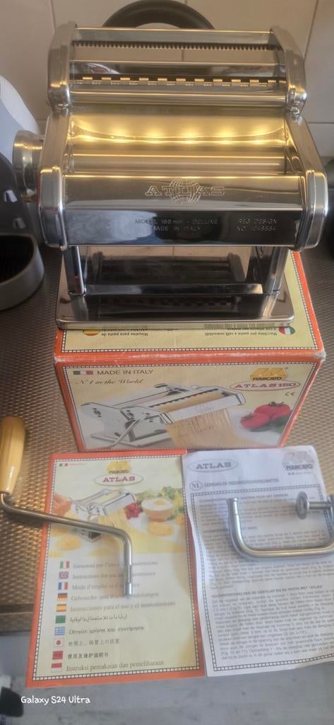 ATLAS 150 DELUXE Pastamachine - Made in Italy, Huis en Inrichting, Keuken | Keukenbenodigdheden, Ophalen of Verzenden