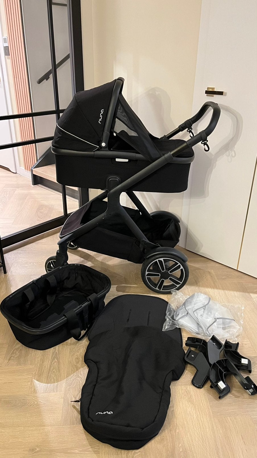 Kinderwagen Nuna Demi Grow + extra’s, Ophalen of Verzenden, Zo goed als nieuw, Overige merken