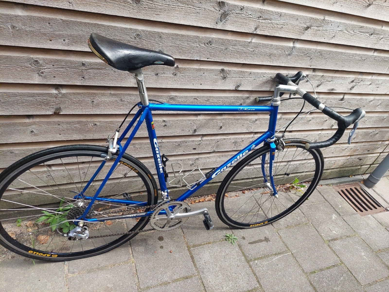 Gazelle Wielrenfiets - Opknapper met 2 lekke banden, Fietsen en Brommers, Ophalen, Gebruikt, Aluminium, Meer dan 20 versnellingen