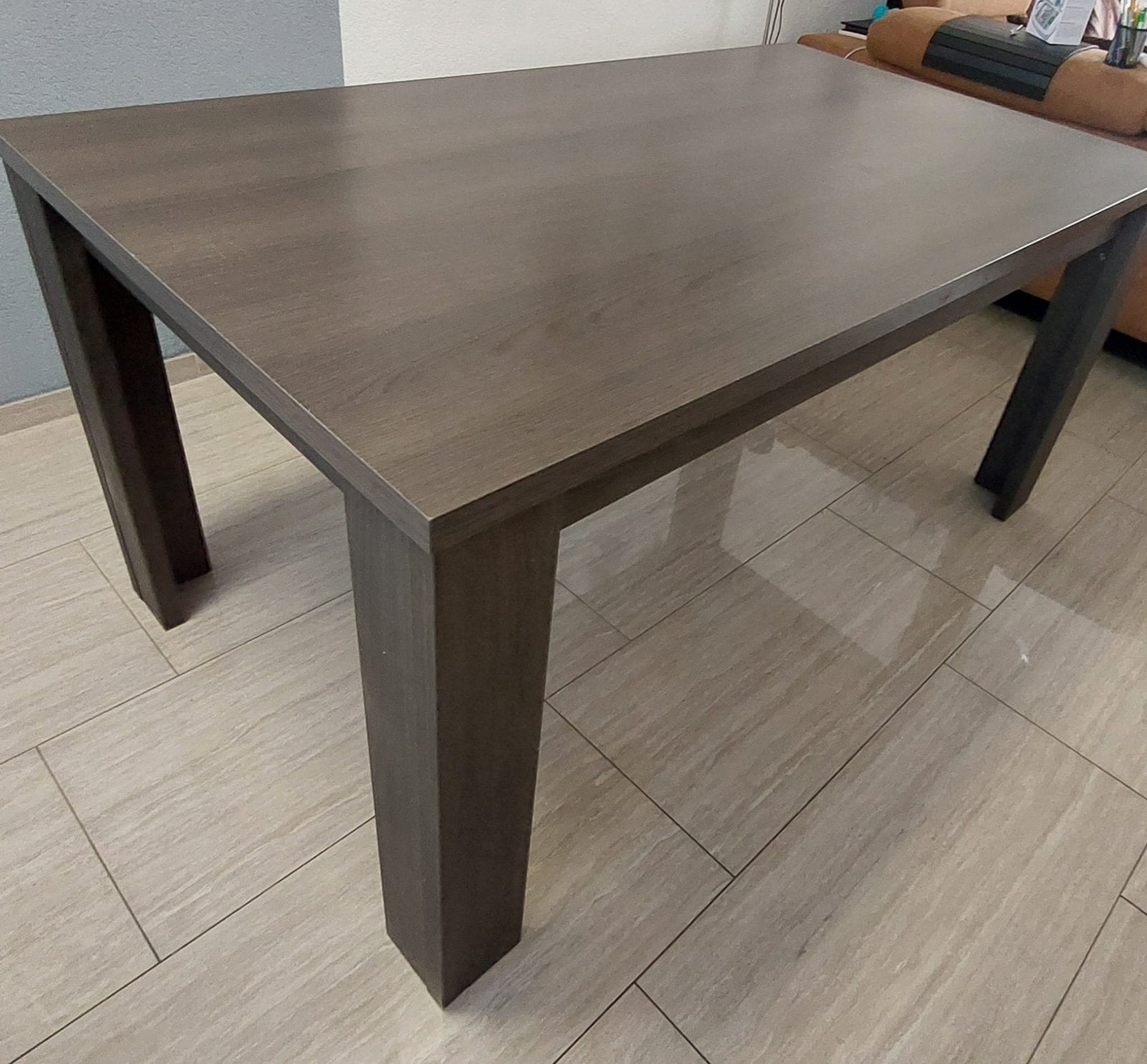 Moderne eettafel - 160x90x75 cm, Ophalen, Gebruikt, 50 tot 100 cm, 150 tot 200 cm