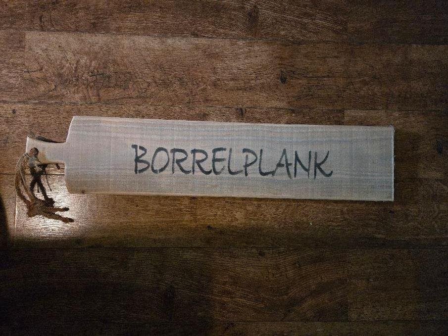 grote borrelplank, Huis en Inrichting, Overige typen, Hout, Zo goed als nieuw, Ophalen