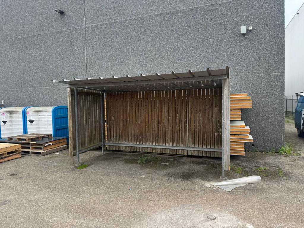 Fietsenhok - Bescherming voor uw fietsen, Tuin en Terras, Ophalen of Verzenden, Gebruikt, Hout, Fietsenberging