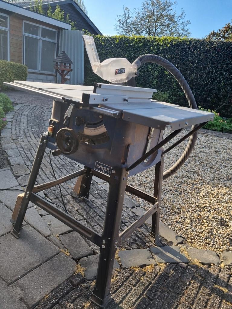 Zaagtafel, Doe-het-zelf en Verbouw, Gereedschap | Zaagmachines, Ophalen, Gebruikt, Cirkelzaag, Scheppach